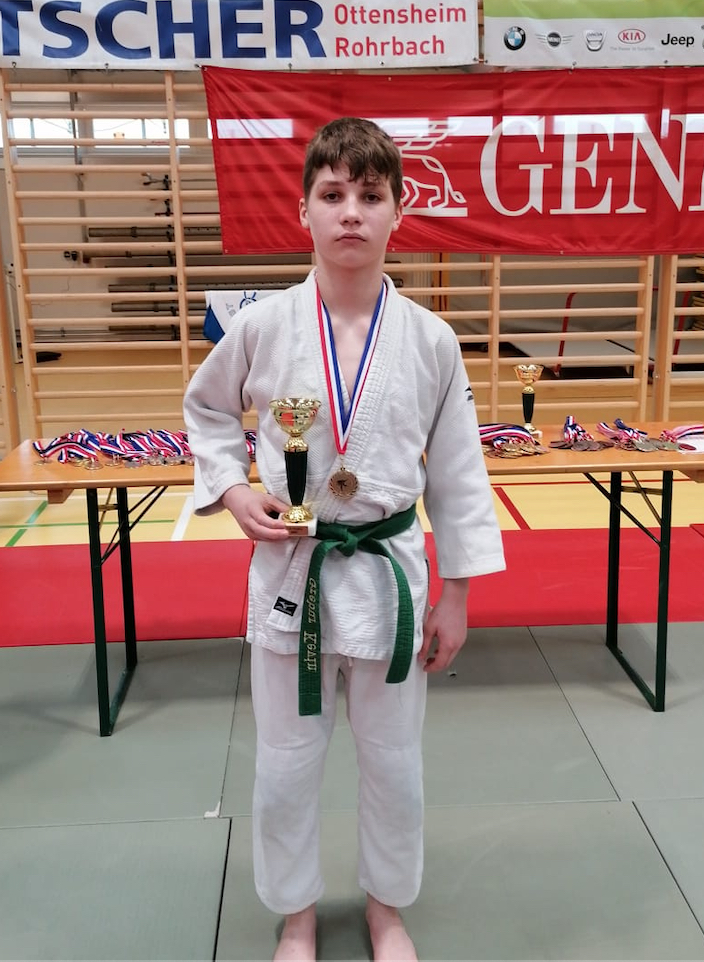 Judoka Grebúr Kevin, aur la un puternic turneu din Austria